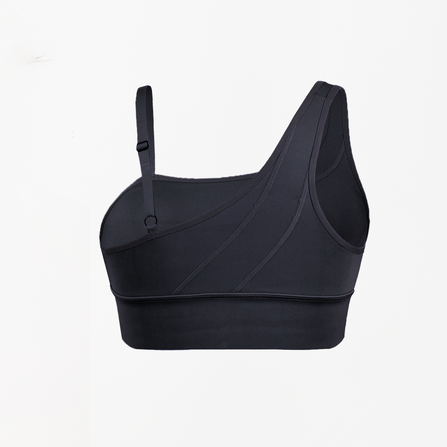 MALIBU BOLD SHOULDER BRA-Endurance Black