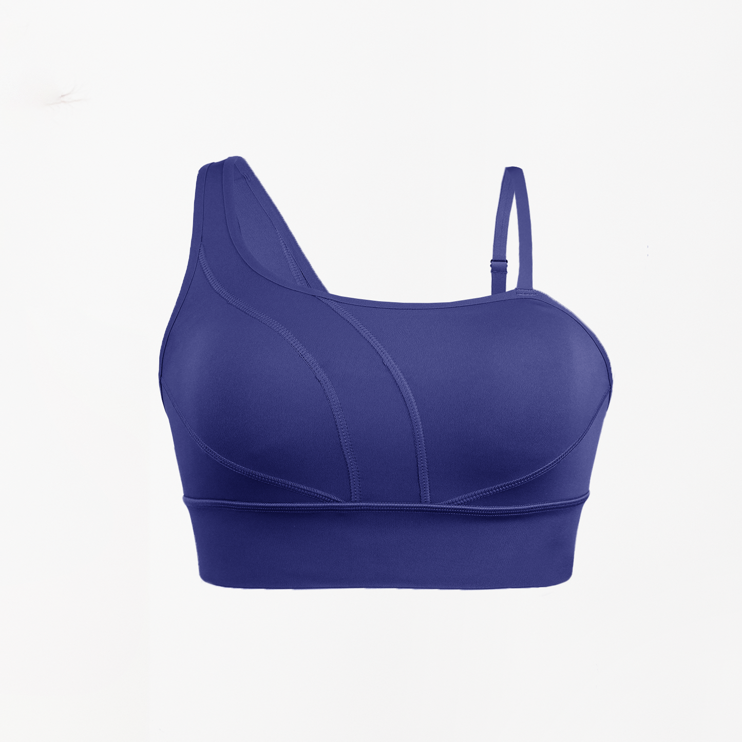 MALIBU BOLD SHOULDER BRA-Endurance Navy