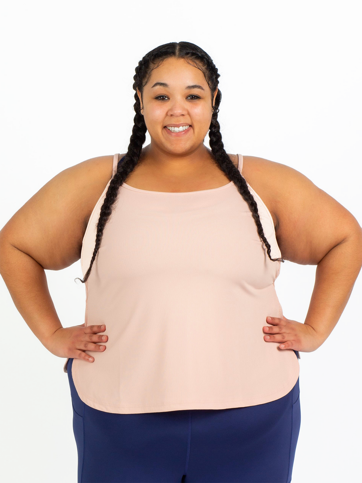 PAROS OPEN SIDE CAMI-Soft Petal