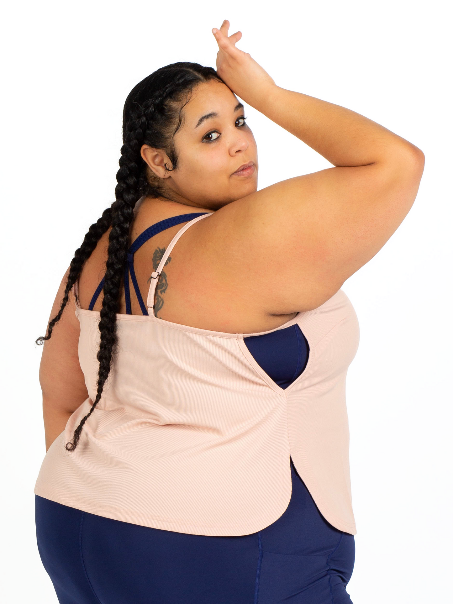 PAROS OPEN SIDE CAMI-Soft Petal