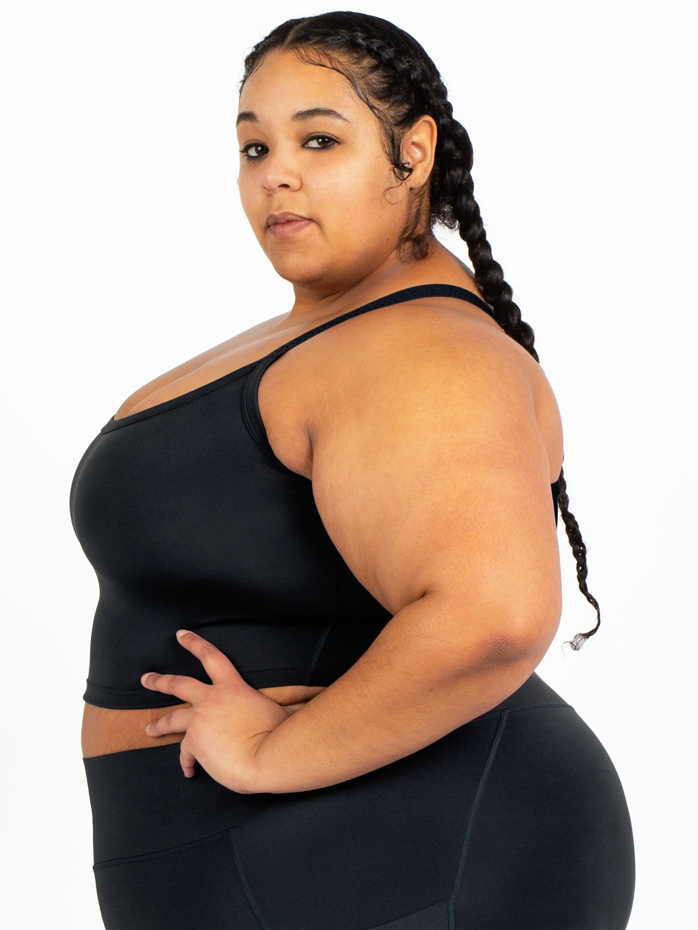 MALIBU MULTI-STRAP BRA-Endurance Black