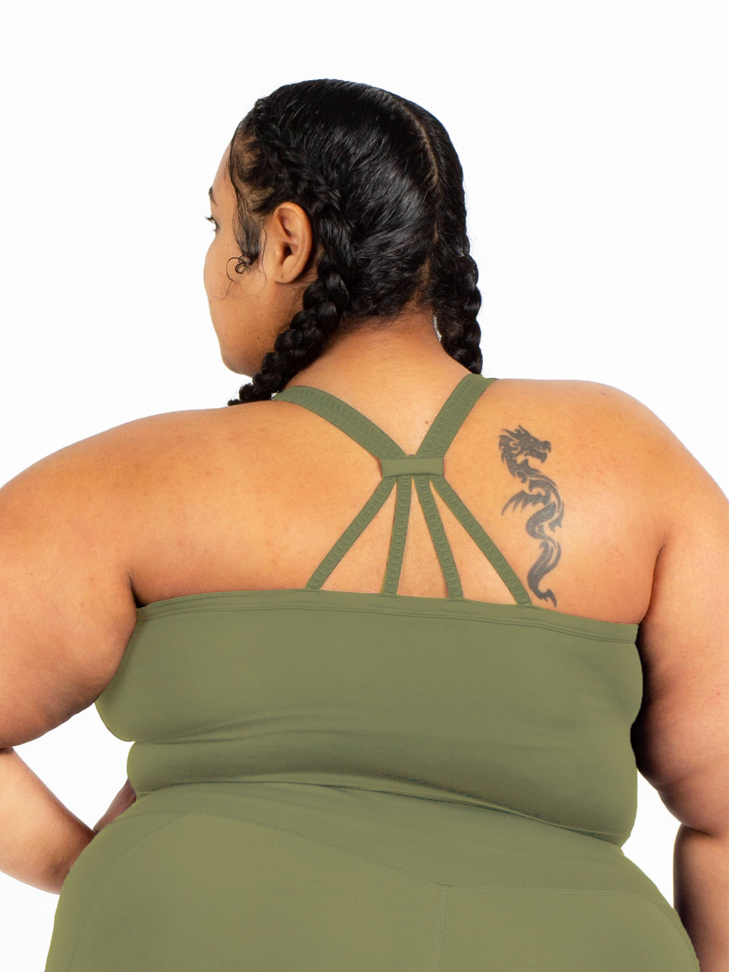 MALIBU MULTI-STRAP BRA-Endurance Lichen