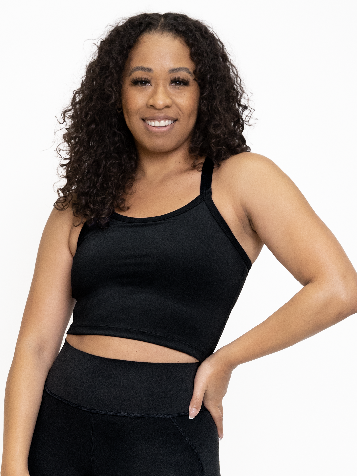 MALIBU MULTI-STRAP BRA-Endurance Black