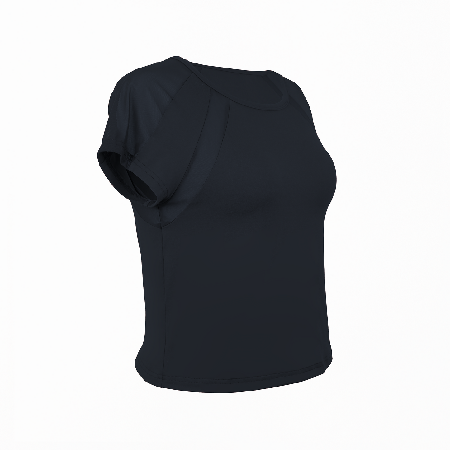 PAROS CROP TEE-Endurance Black