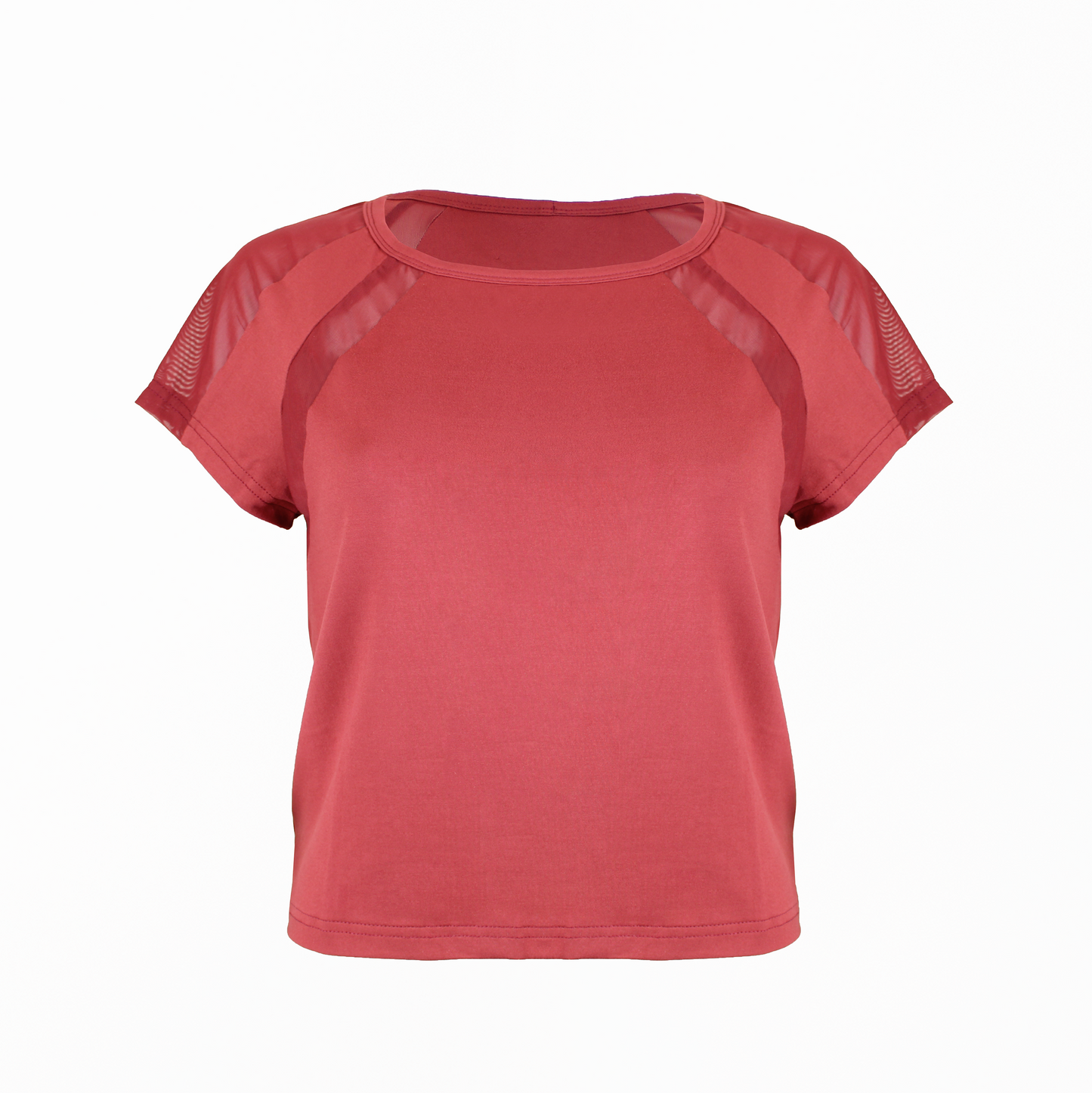 PAROS CROP TEE-Red Pear