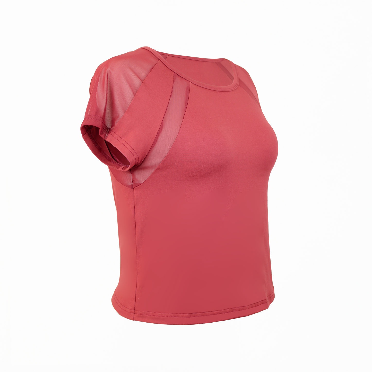 PAROS CROP TEE-Red Pear