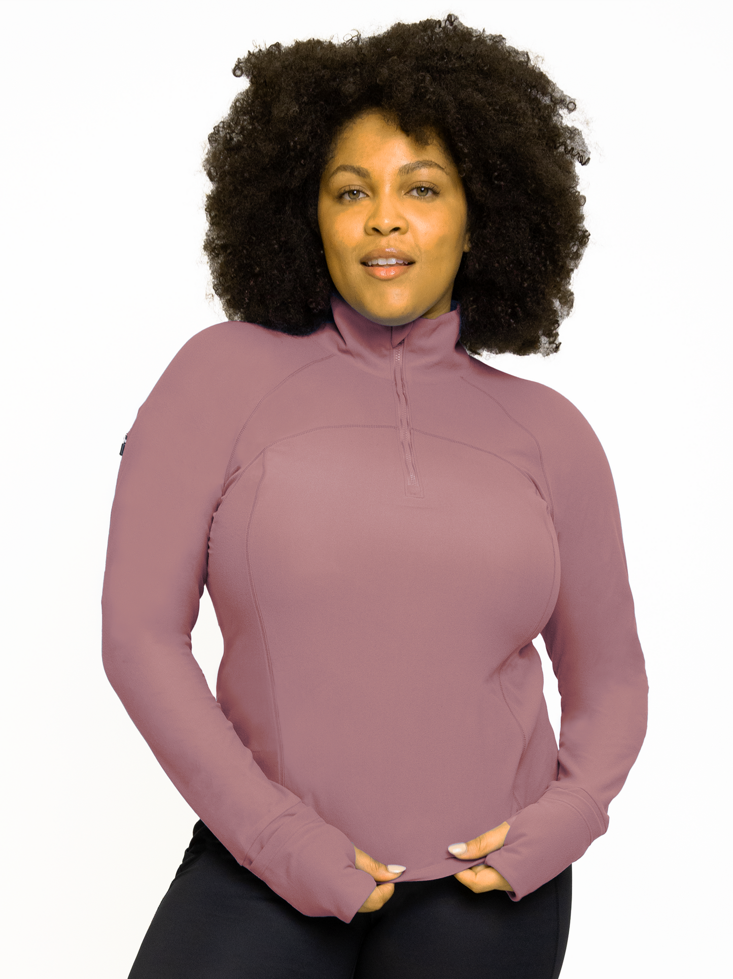 BERGEN RUN QUARTER-ZIP-Soft Grape