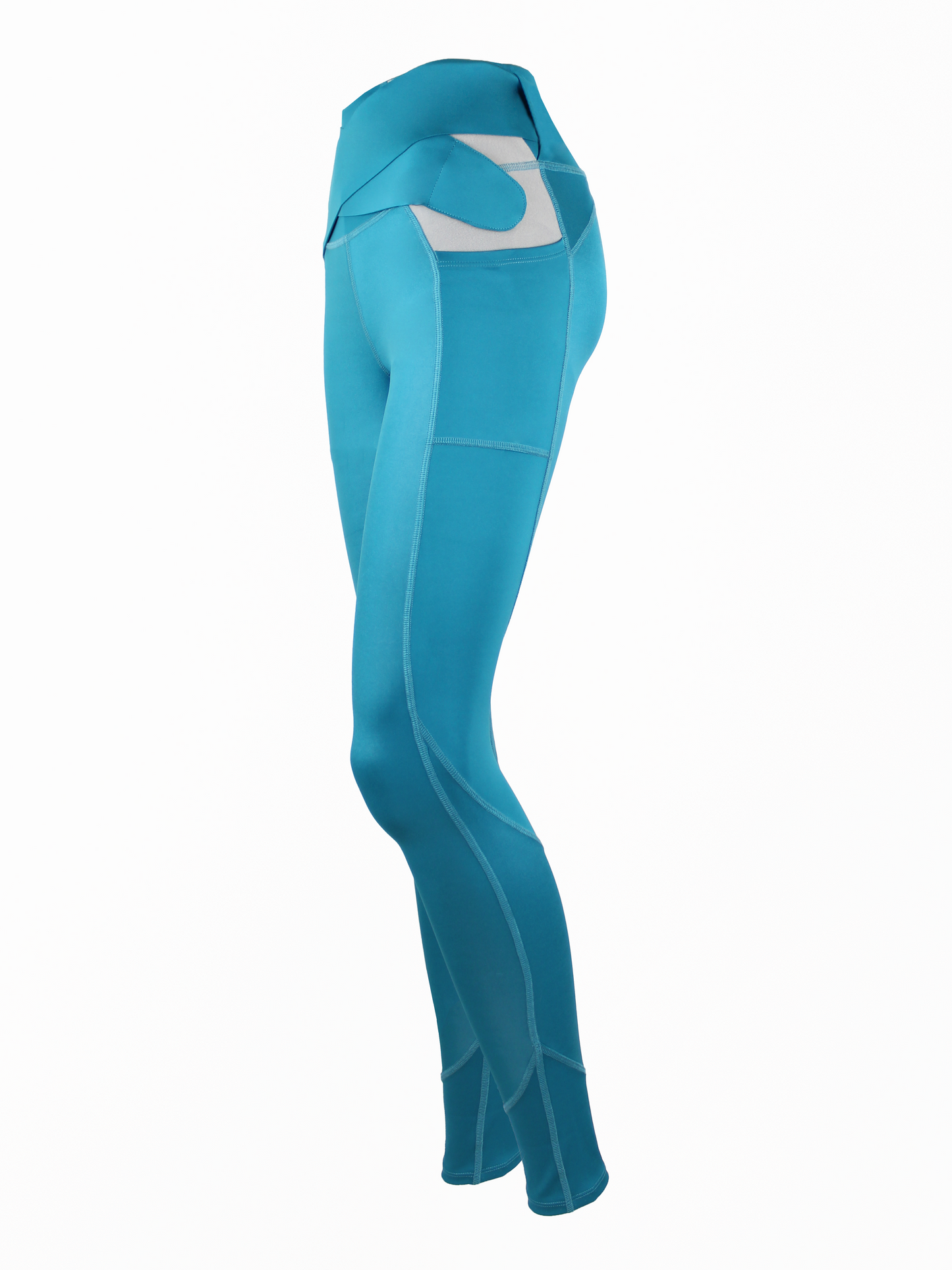 PRAGUE TRAIN STRONG LEGGING-Blue Lagoon