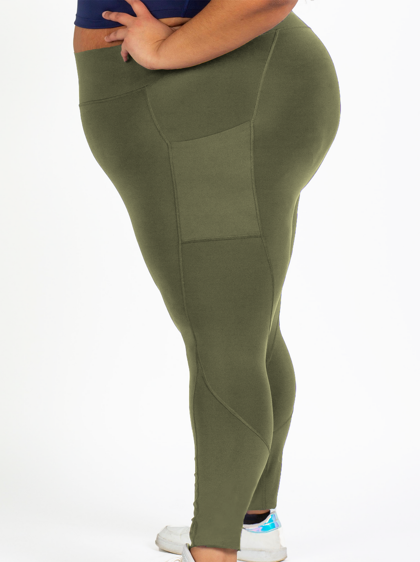 PRAGUE POCKET LEGGING-Endurance Lichen Green