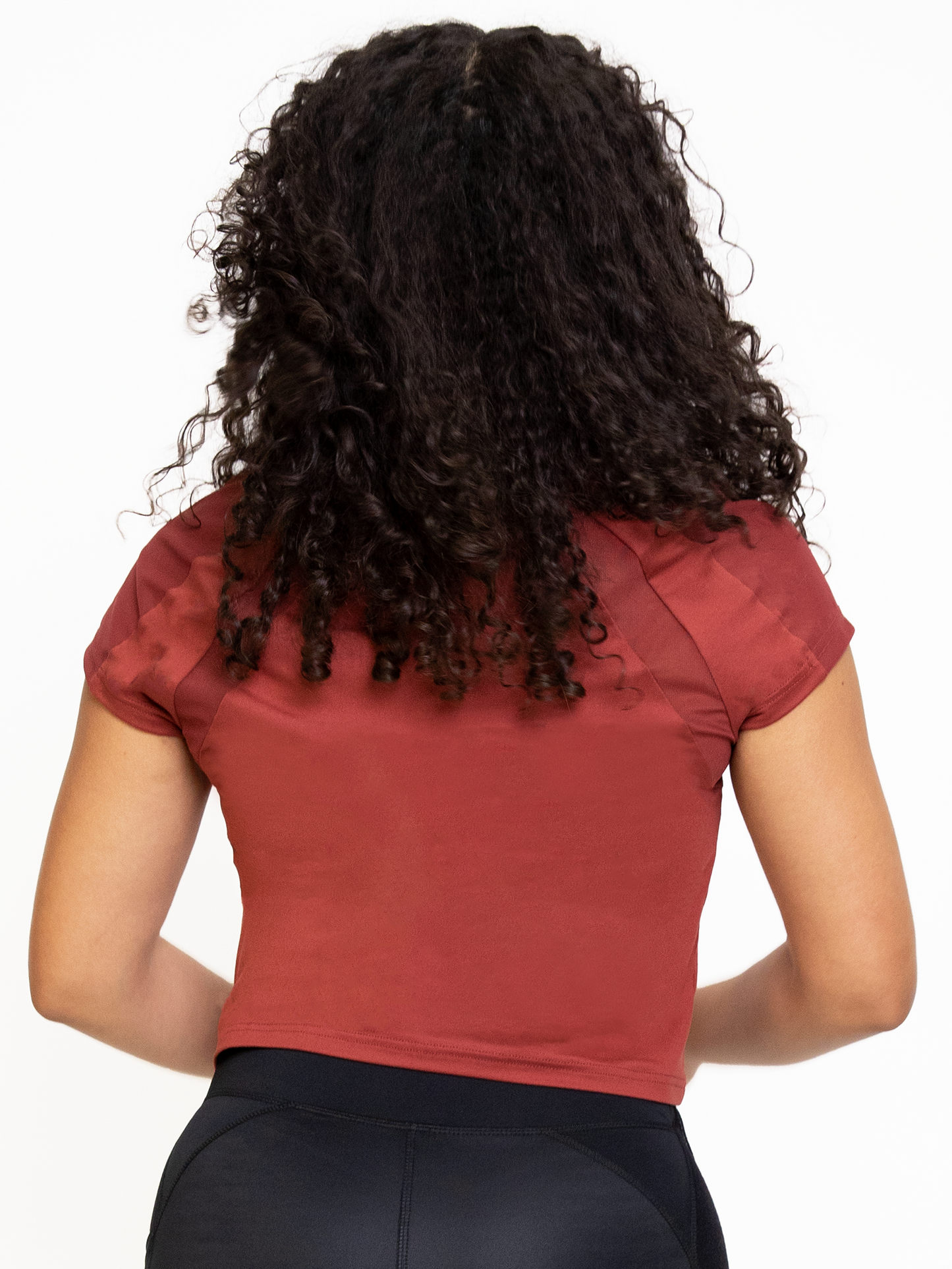 PAROS CROP TEE-Red Pear
