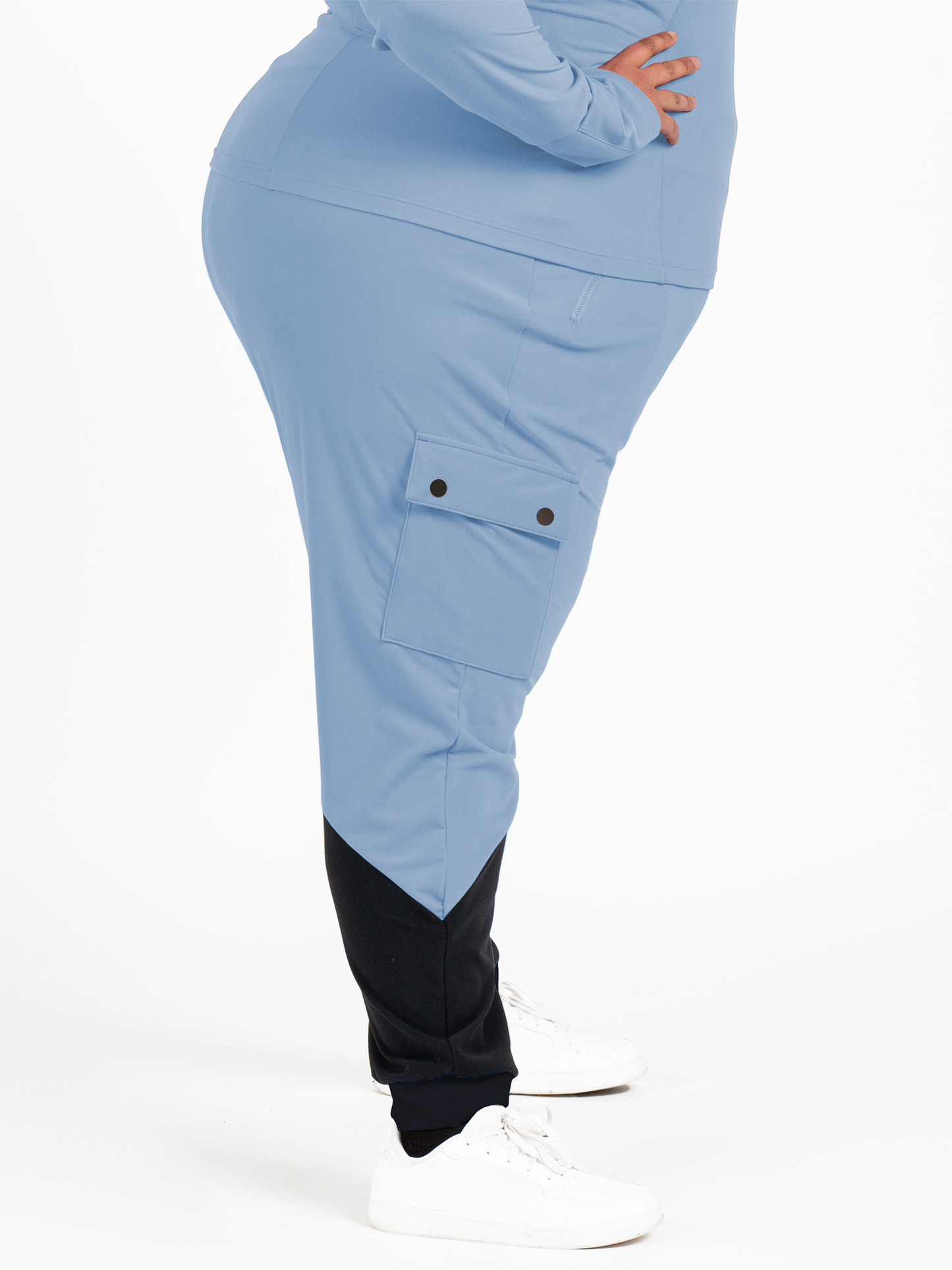 BERGEN UTILITY JOGGER-Faded Denim