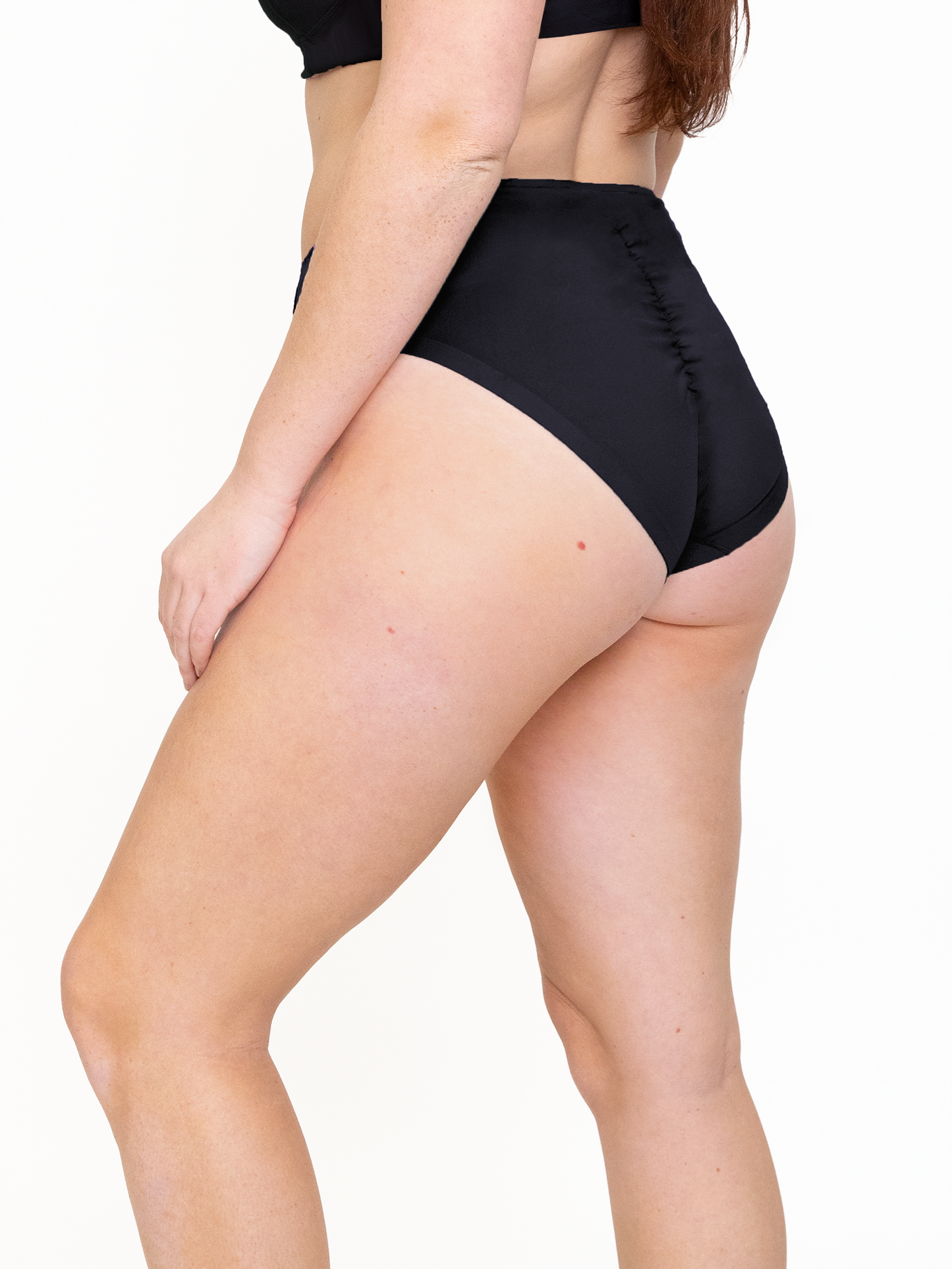 MALIBU ANGLED CHEEKY BIKINI- Endurance Black