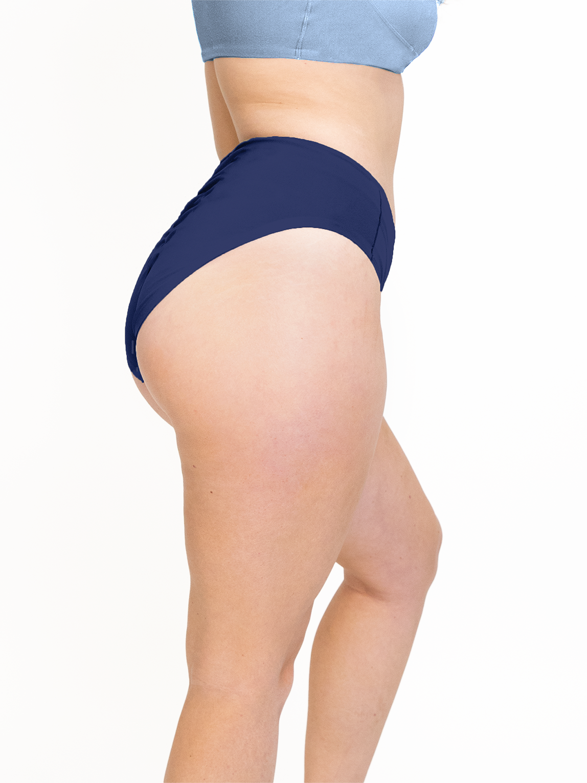 MALIBU ANGLED CHEEKY BIKINI- Endurance Navy