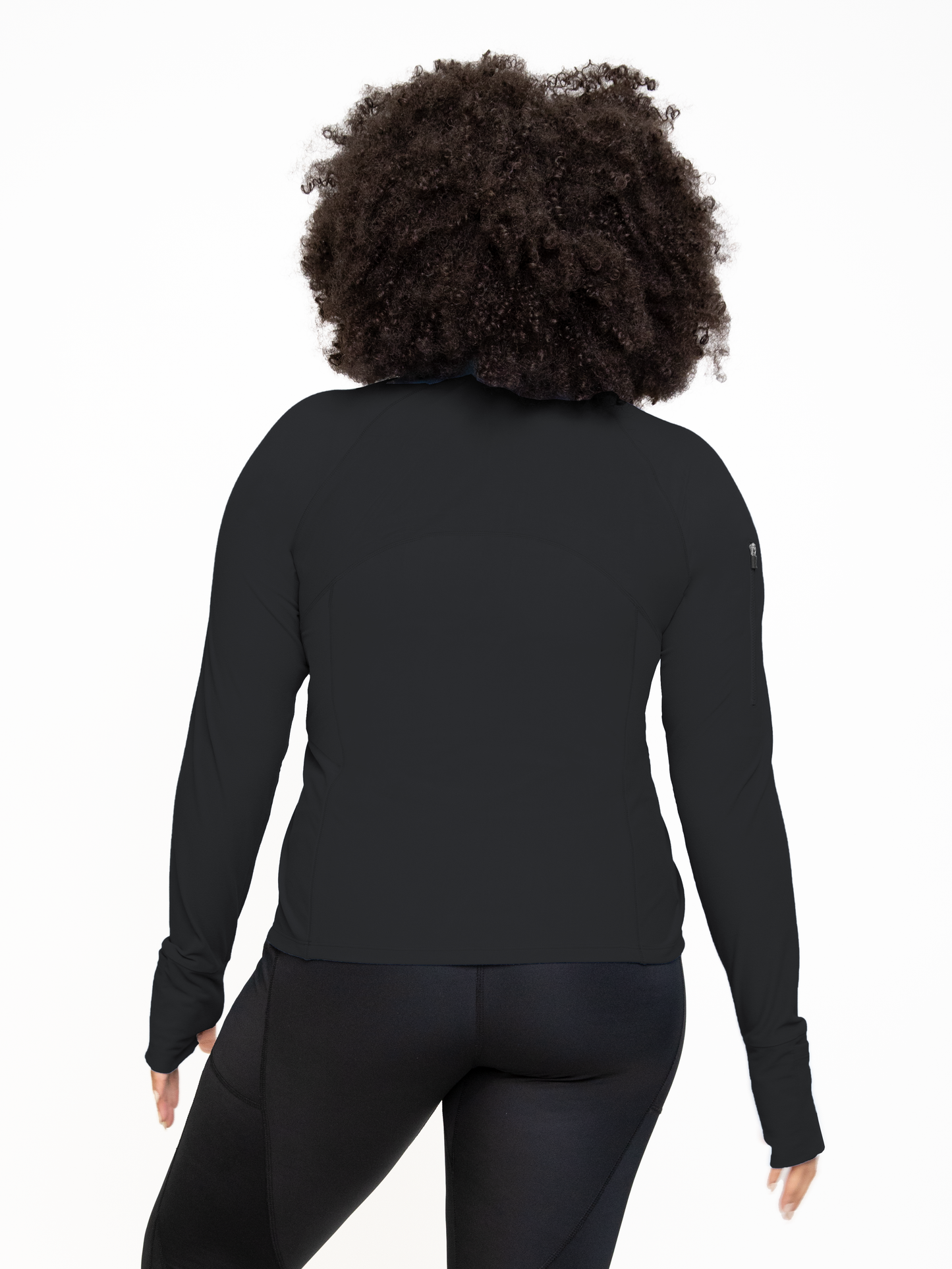 BERGEN RUN QUARTER-ZIP-Soft Black