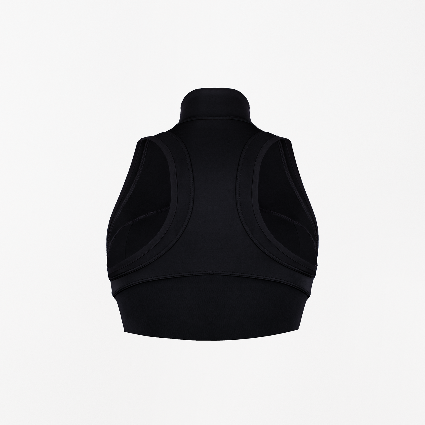 PRAGUE CROP BRA-Endurance Black