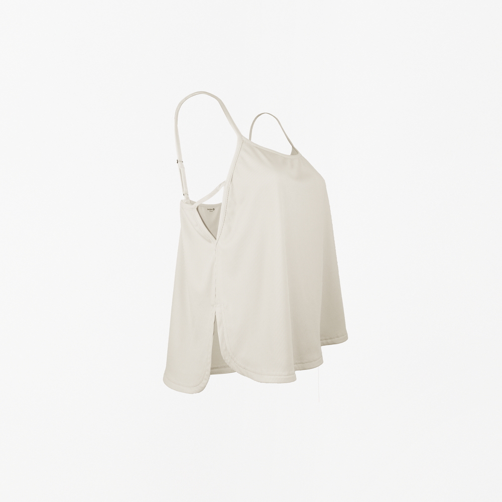 
                      
                        PAROS OPEN SIDE CAMI-Soft White
                      
                    