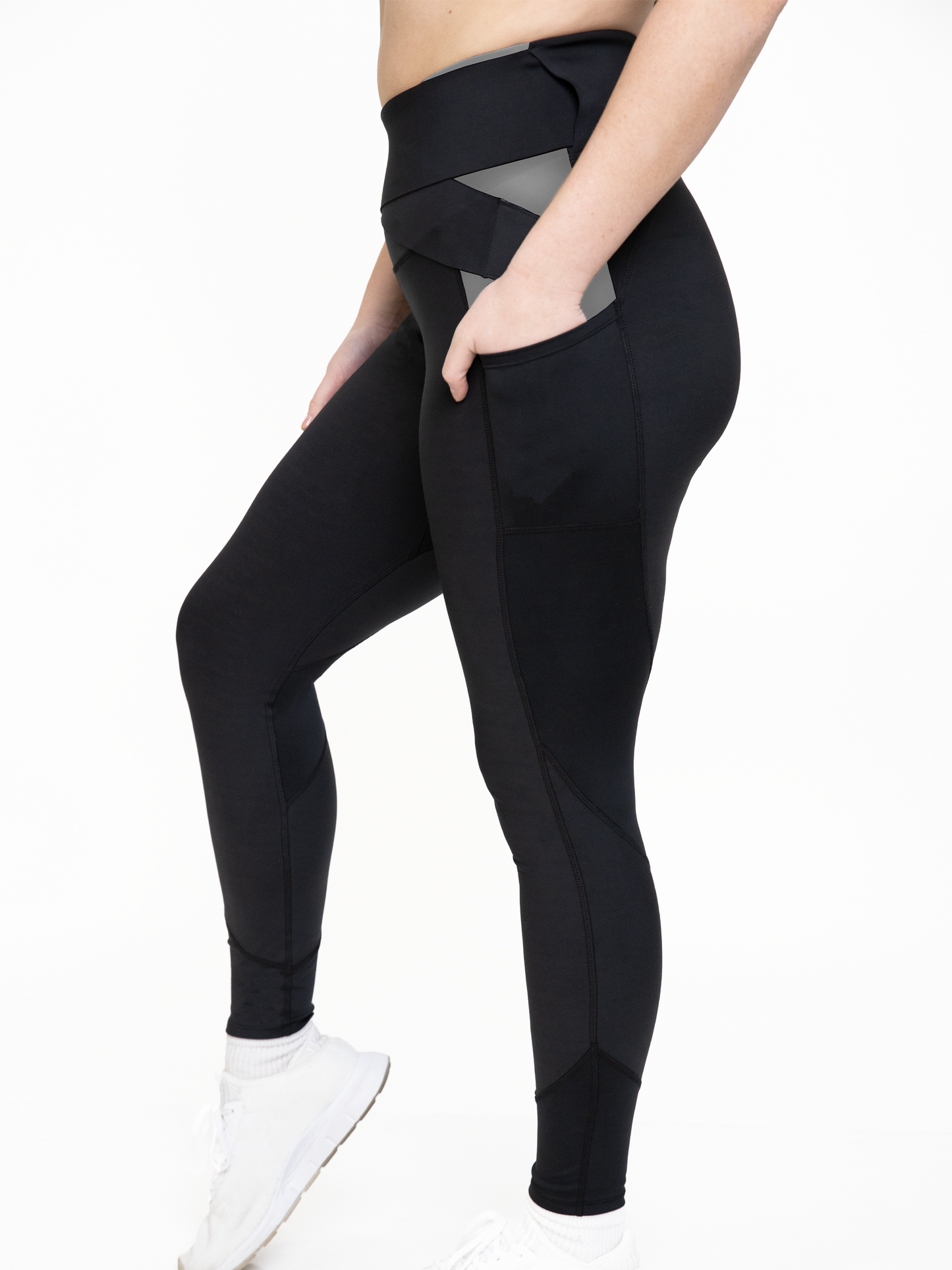 Phoenix Active Black Waist Trainer Legging