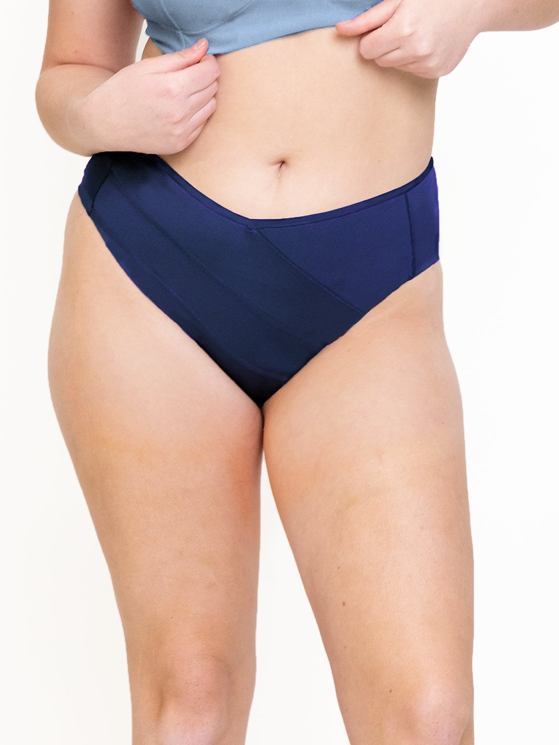 MALIBU ANGLED CHEEKY BIKINI- Endurance Navy