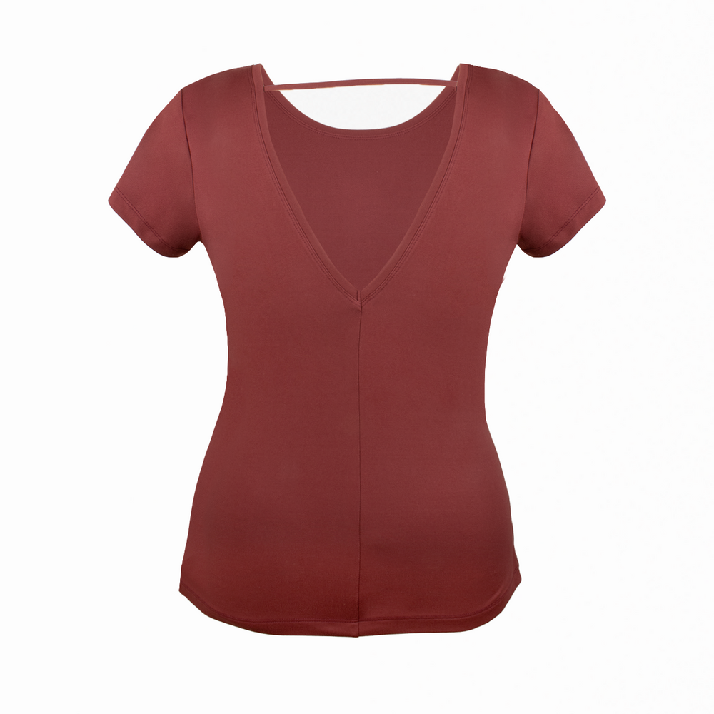 
                      
                        PAROS SIDE SLIT TEE-Red Pear
                      
                    