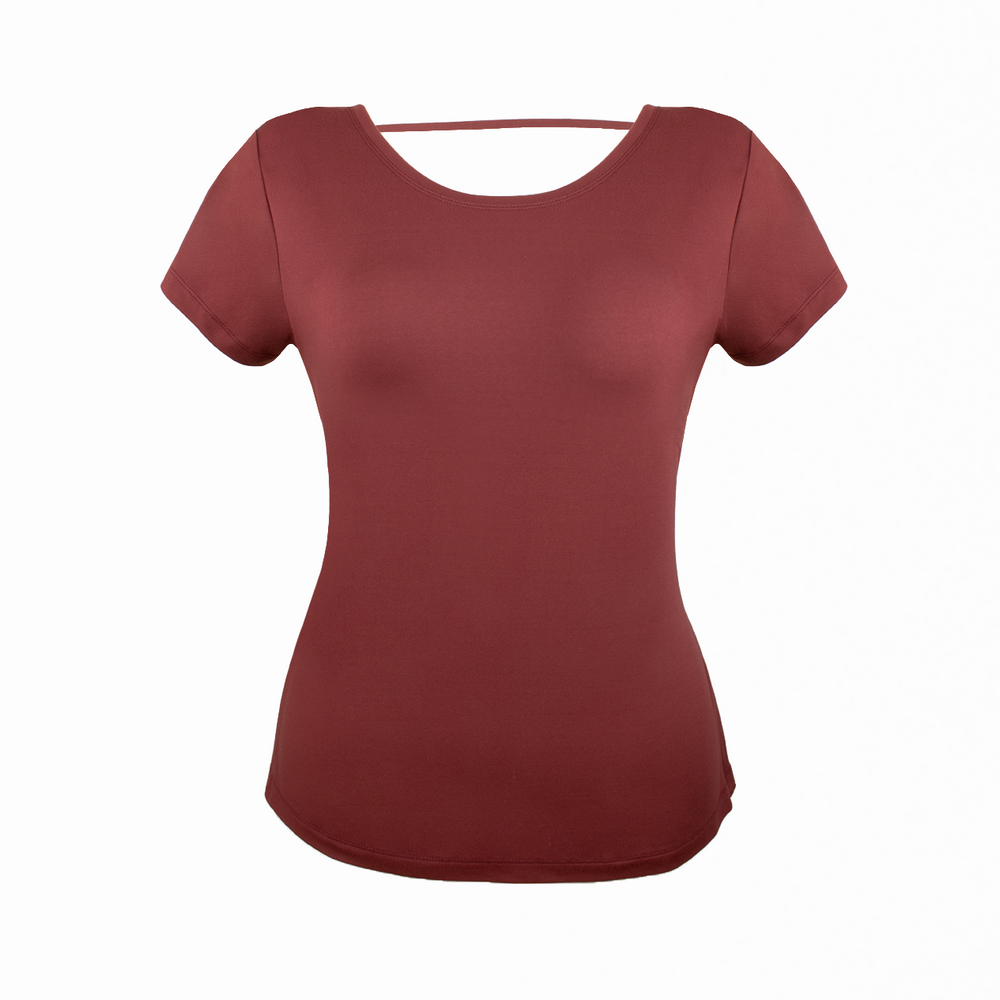 
                      
                        PAROS SIDE SLIT TEE-Red Pear
                      
                    