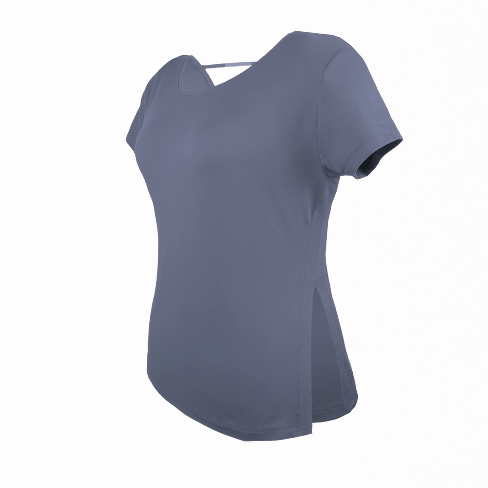 
                      
                        PAROS SIDE SLIT TEE-Bountiful Grey
                      
                    