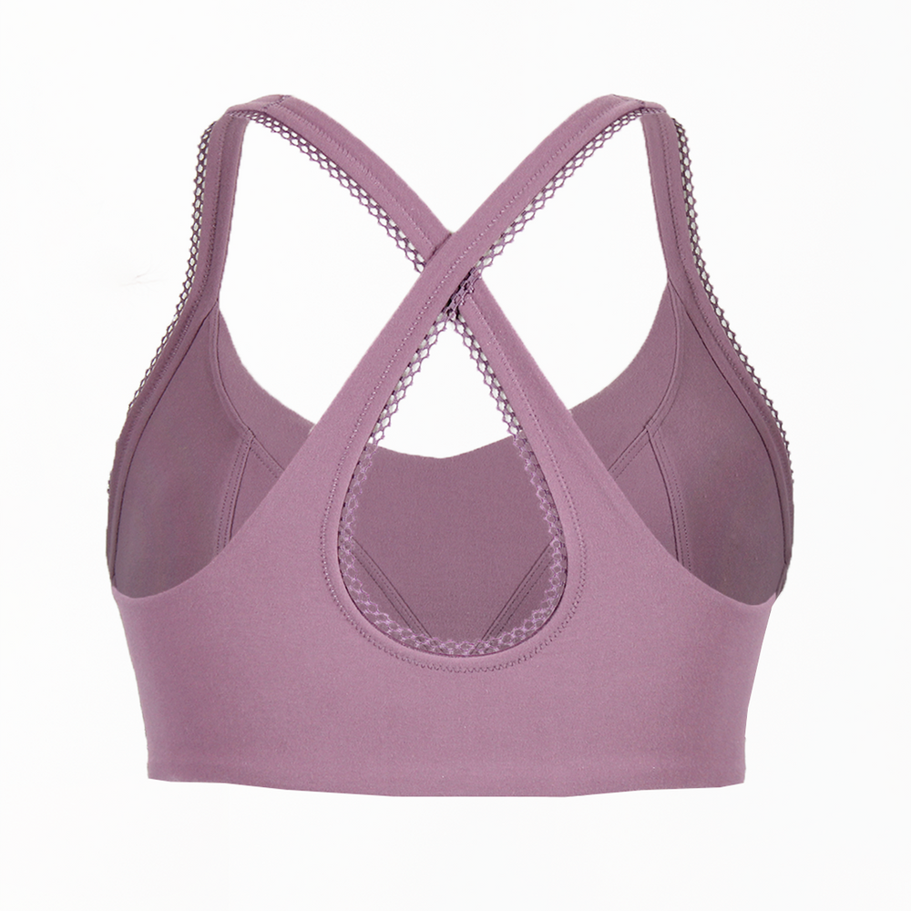 
                      
                        BERGEN LACE TRIM BRA-Soft Grape
                      
                    