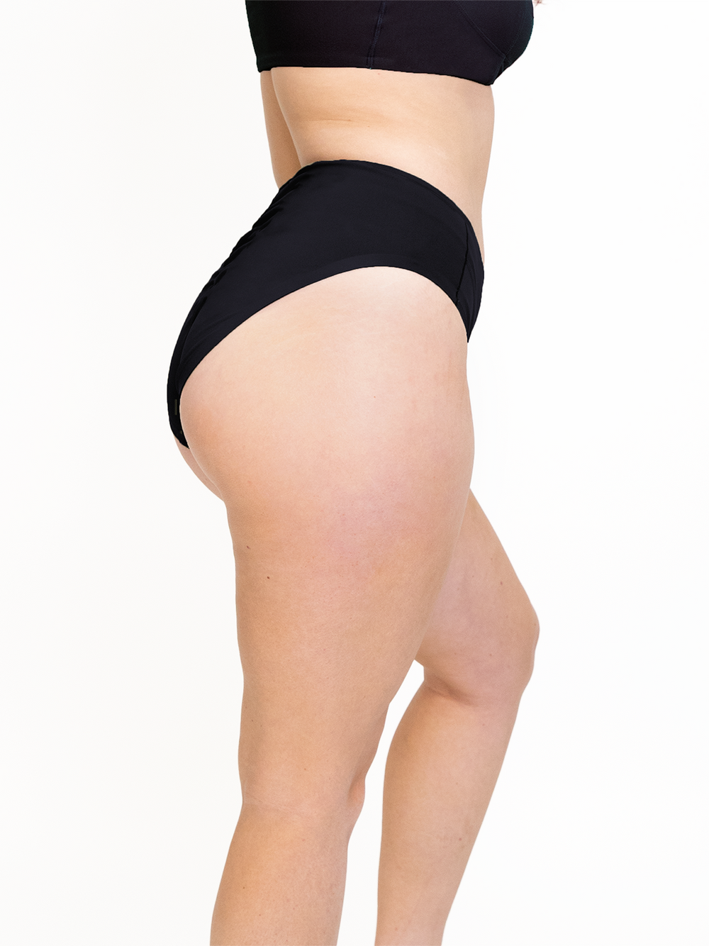 MALIBU ANGLED CHEEKY BIKINI- Endurance Black