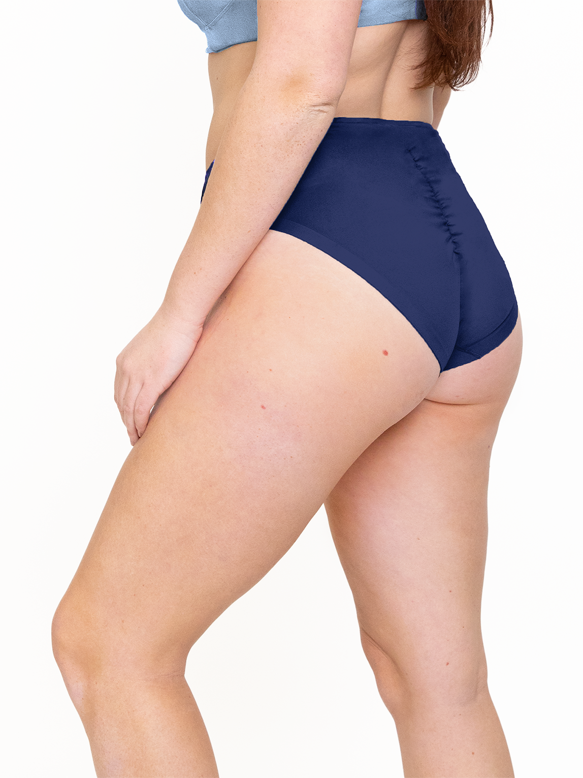 MALIBU ANGLED CHEEKY BIKINI- Endurance Navy